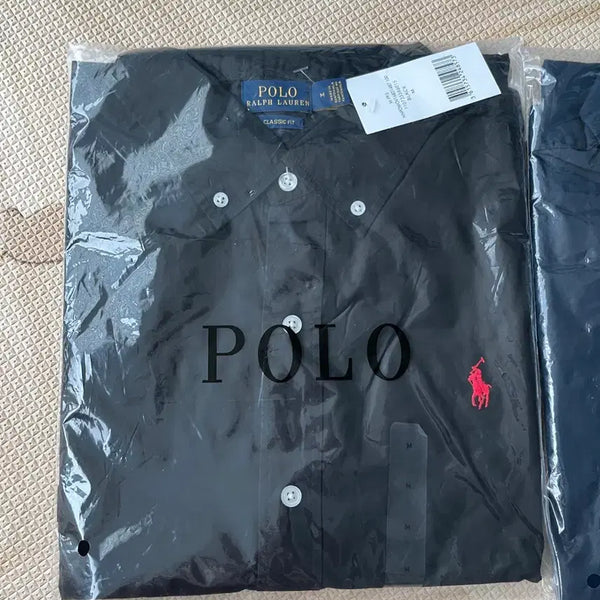 [BUNJANG] Polo Black Basic Shirt XL / 기본셔츠 폴로블랙