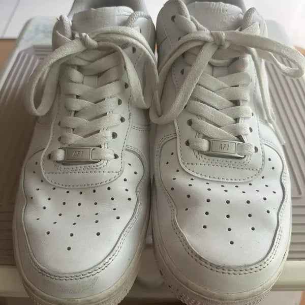 [BUNJANG] Nike Air Force 1 Low All White Sneakers / 나이키 에어포스 1 로우 올백 275 판매해요