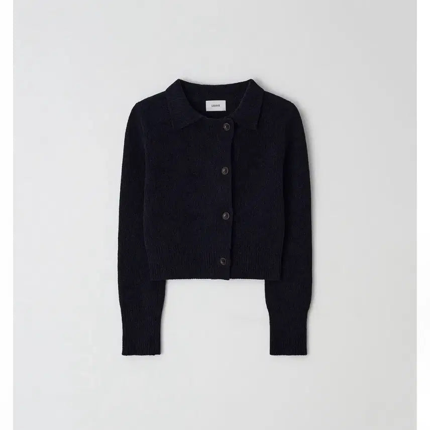 [BUNJANG] Lebane Camille Knit Jacket Cardigan Navy / 르베인 lebane camille knit 카미엘 니트 자켓 가디건 네이비 니트가디건 니트집업 가을