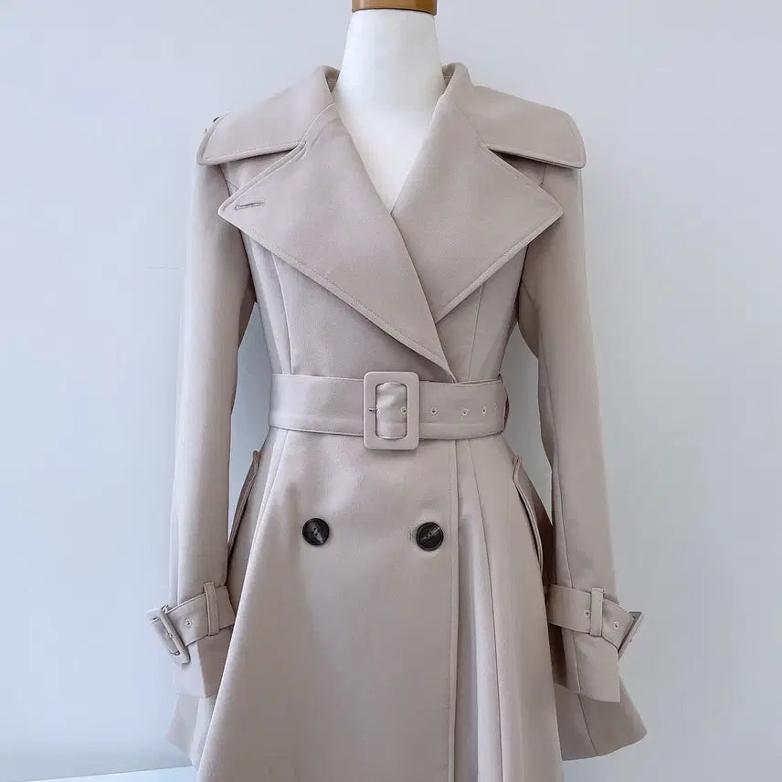 [BUNJANG] Mayyun Short Trench Coat (2021 Version) / 메이윤 제작 숏 트렌치코트 (21년버전)