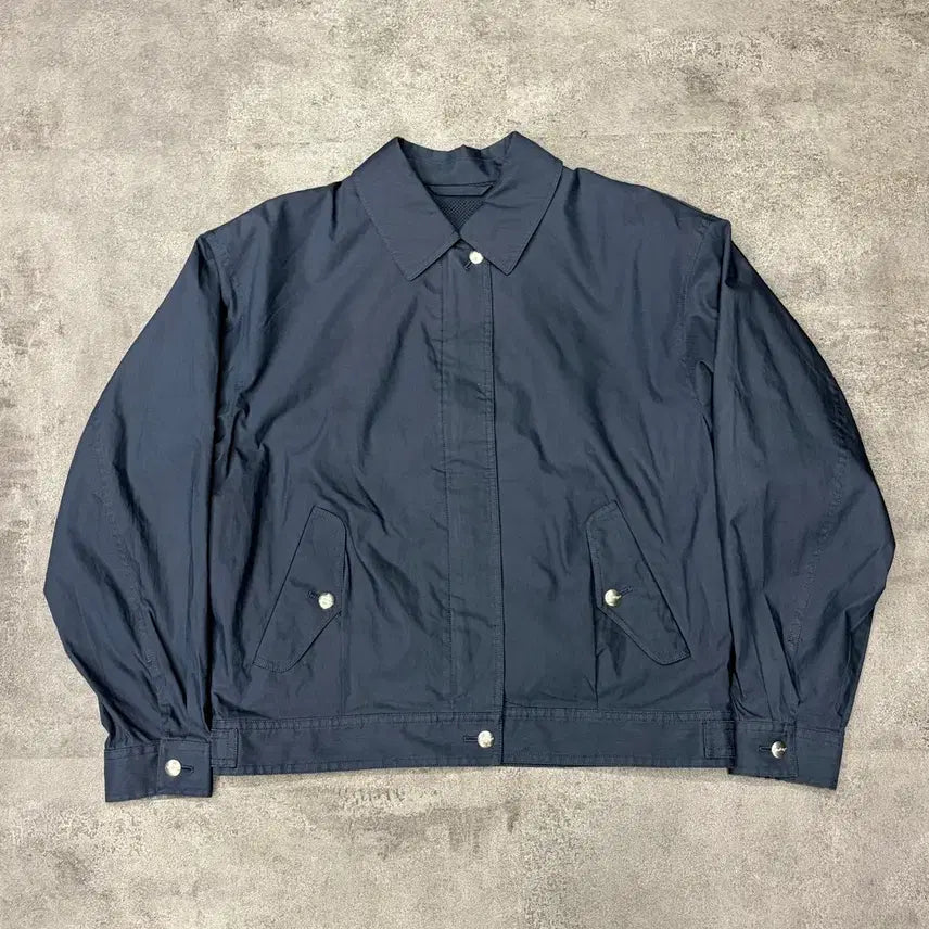 [BUNJANG] Burberrys 90s Nova Check Hidden Zipper Swing Top Jacket Navy / 90s Burberrys 버버리즈 노바체크 히든집업 스윙톱 자켓 네이비