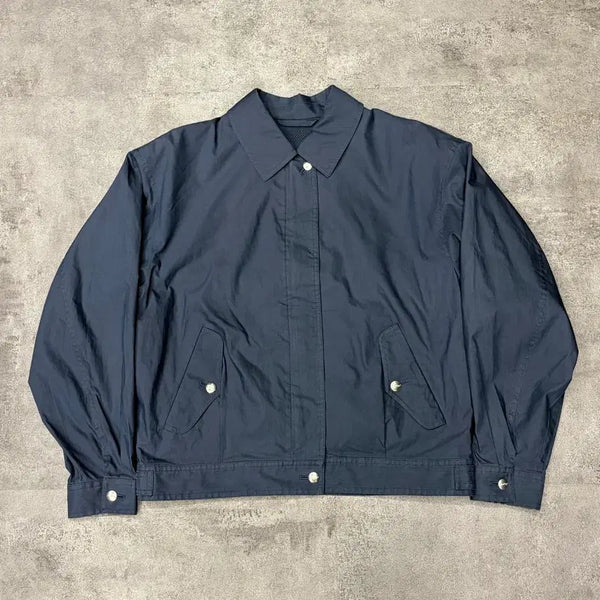 [BUNJANG] Burberrys 90s Nova Check Hidden Zipper Swing Top Jacket Navy / 90s Burberrys 버버리즈 노바체크 히든집업 스윙톱 자켓 네이비