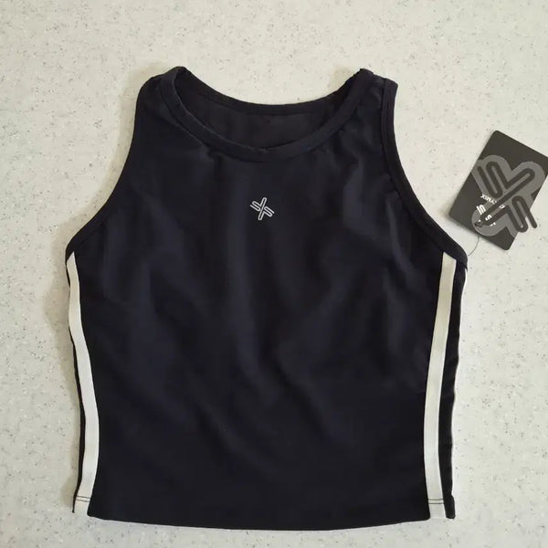 [BUNJANG] Xexymix Trackline Sports Top (Black) - M Size / 새상품-테그있음)트랙라인 스포츠탑(블랙)(젝시믹스)(40%할인)
