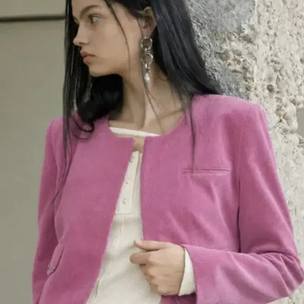 [BUNJANG] EGOIST Corduroy Crop Jacket / 새상품 에고이스트 코듀로이 크롭 자켓