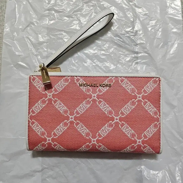 [BUNJANG] Michael Kors Genuine Leather Phone Wallet / 정품 마이클코어스 핸드폰 지갑 새상품
