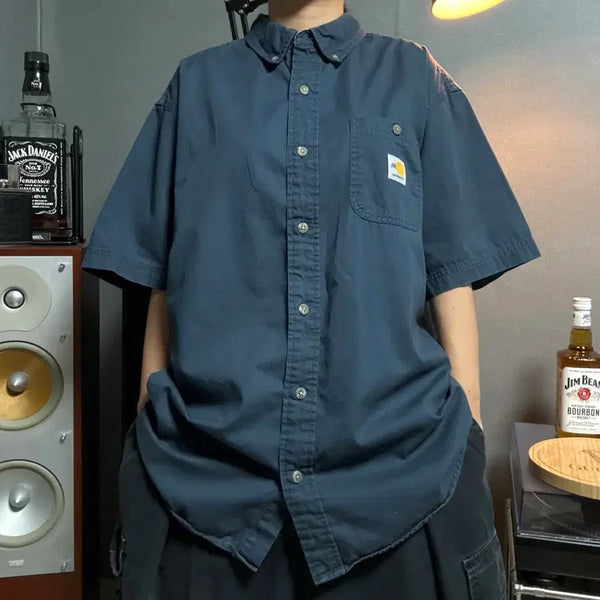 [BUNJANG] Carhartt Short Sleeve Shirt / 칼하트 반팔셔츠