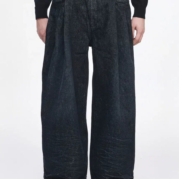 [BUNJANG] Songzio Collection Tallk Volume Black Denim / 송지오 컬렉션 톨크 볼륨 데님, 블랙