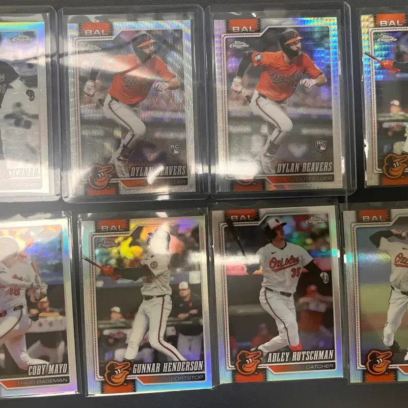 [BUNJANG] Baltimore Orioles Baseball Player Trading Cards (Basallo, Beavers, etc.) / [MBL] 볼티모어 선수들(basallo, beavers외)