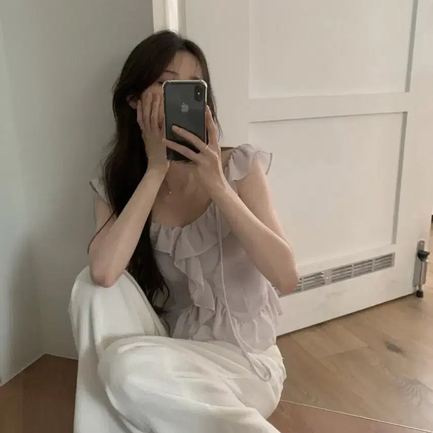 [BUNJANG] Monof Leplain Ruby Blouse / 모너프 블라우스 르플레인 루비블라우스