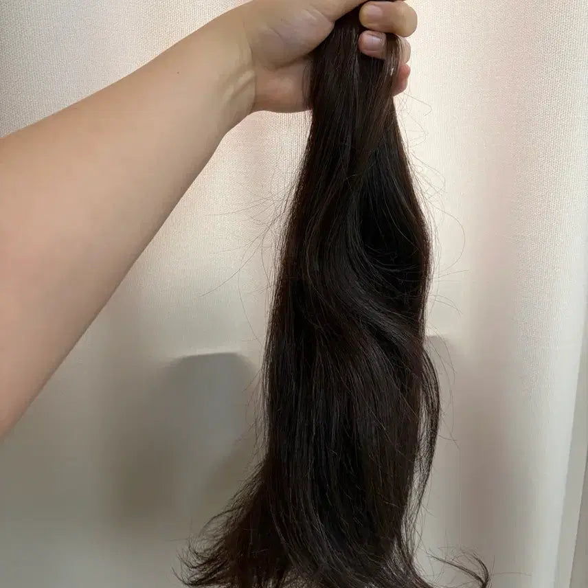 [BUNJANG] 18-inch U-Tip Hair Extensions - Natural Brown / 유팁 붙임머리 18인치 한팩 반 자연갈색