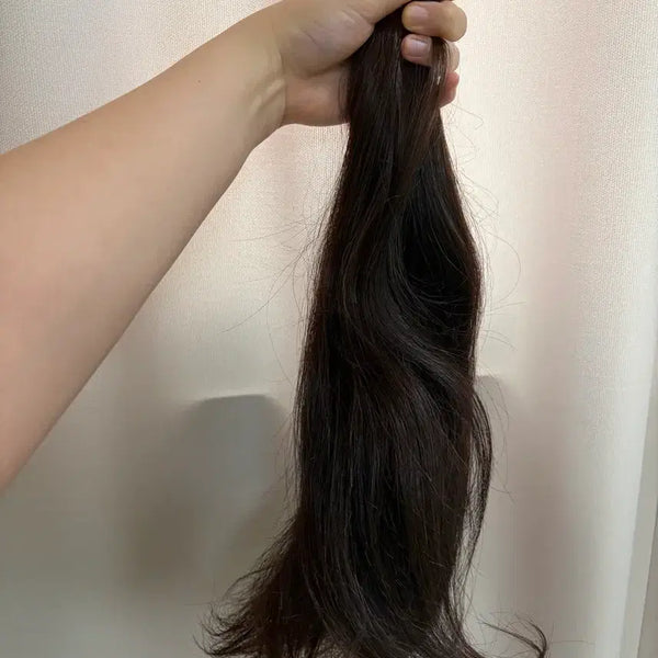 [BUNJANG] 18-inch U-Tip Hair Extensions - Natural Brown / 유팁 붙임머리 18인치 한팩 반 자연갈색