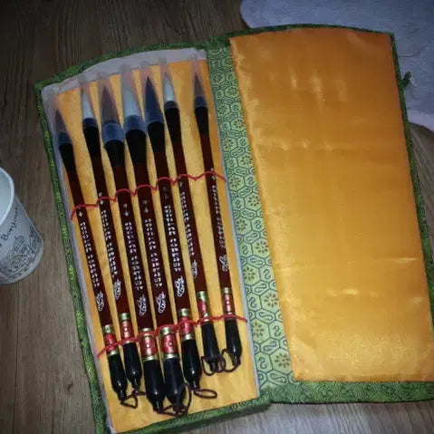 [BUNJANG] 7-Piece Calligraphy Brush Set / 서예붓 7p