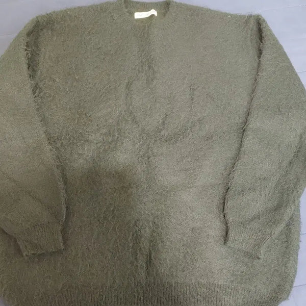 [BUNJANG] Analocod Mohair Knit Blue-Green L / 어널러코드 모헤어 니트 블루그린 L