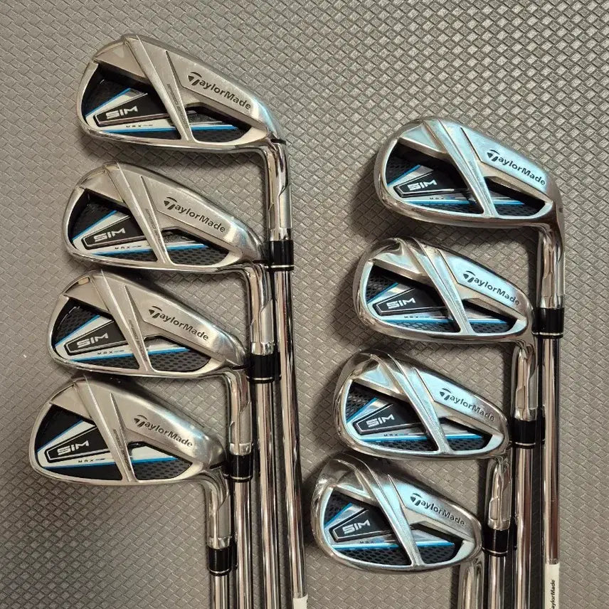 [BUNJANG] TaylorMade SIM MAX Iron Set (8 Clubs) / 테일러메이드 심맥스 아이언세트 골프채 (8개)
