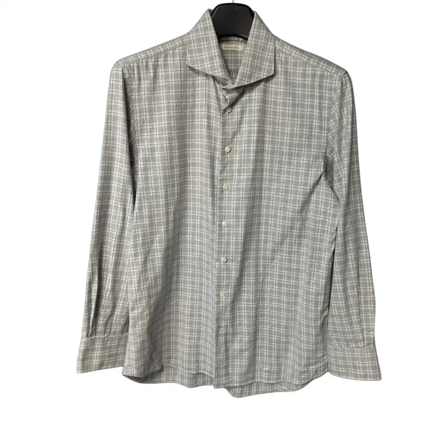 [BUNJANG] Suitsupply Grey Check Dress Shirt / 42 수트서플라이 그레이 체크 드레스 셔츠