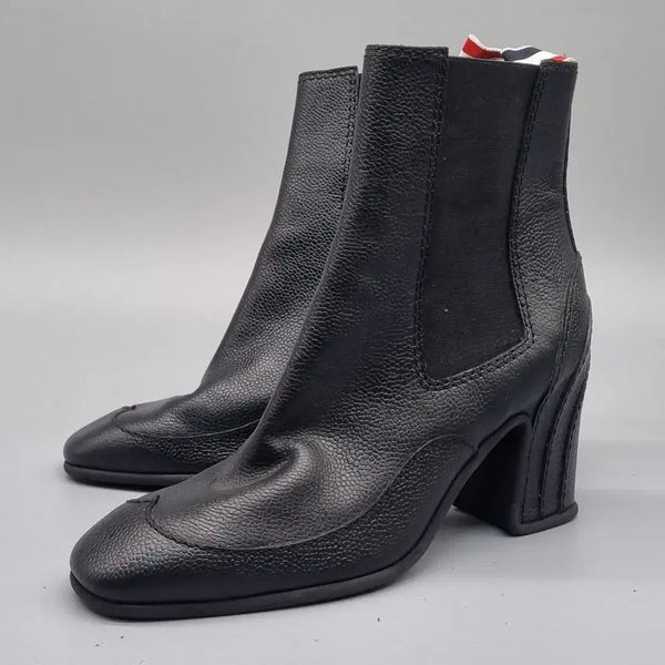 [BUNJANG] Thom Browne Leather Chelsea Boots / qq 정품 톰브라운 레더 첼시부츠37 240 굽9