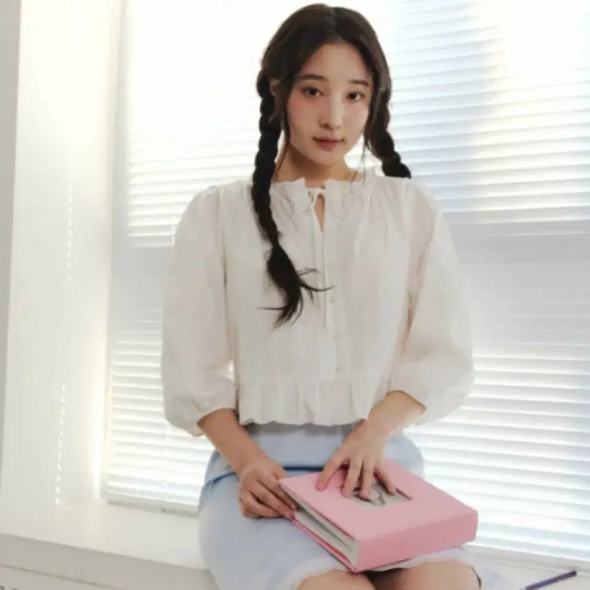 [BUNJANG] Celitails Puff Shirring Cotton Blouse / CELITAILS 퍼프 셔링 코튼 블라우스 (F 새제품) 정가13.8만