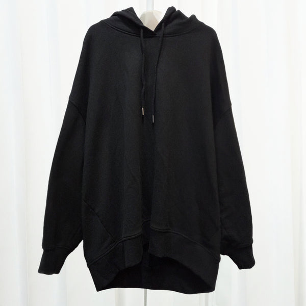 [BUNJANG] COS Black Rayon Fit Hoodie / L 코스 cos 면100 검정색 가오리핏 후드 C850