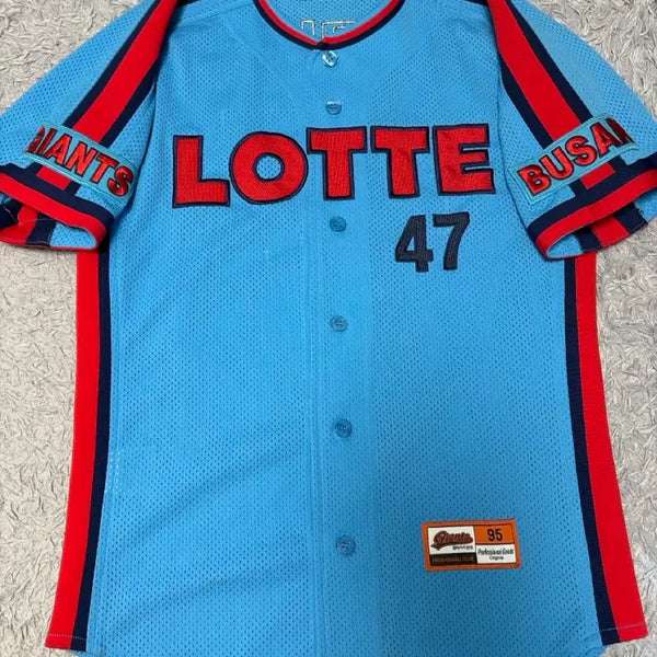 [BUNJANG] Lotte Giants Smurf Uniform 95 / 롯데자이언츠 스머프 유니폼 95