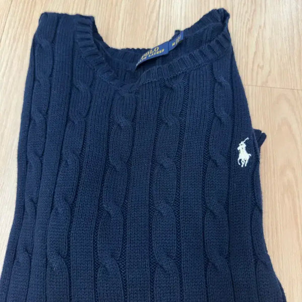 [BUNJANG] Polo Cable Knit Sweater (M) / 폴로 니트 m