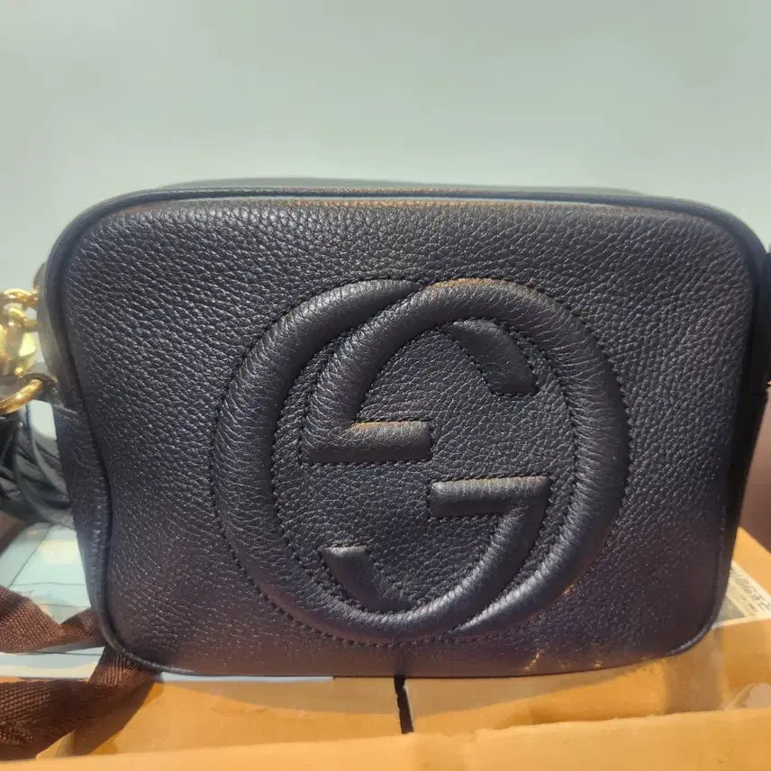 [BUNJANG] Gucci Soho Leather Crossbody Bag Black / 구찌 소호 크로스백