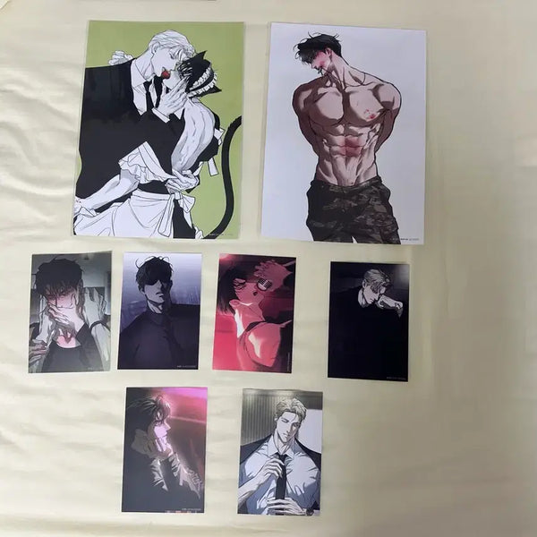 [BUNJANG] Mofun Flashlight Lucky Draw Poster 2 + Postcard 6 Bundle Set / 모펀 플래시라이트 MD특전 포스터2+엽서6 일괄 양도
