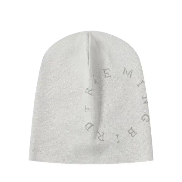 [BUNJANG] Trimming Bird Circle Logo Beanie (Light Gray) / 트리밍버드 Circle Logo Beanie [ Light Gray ]