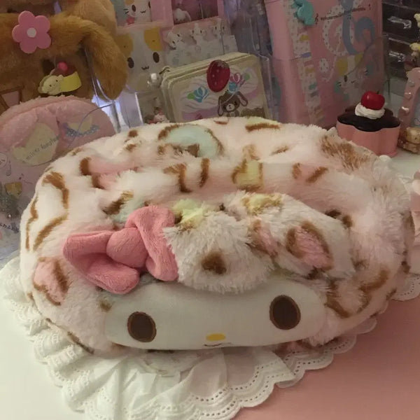 [BUNJANG] Classic My Melody Leopard Print Tissue Case / 고전 마이멜로디 호피 티슈케이스