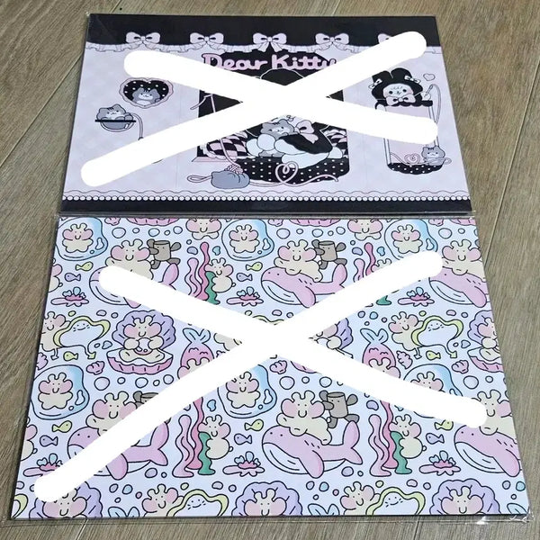 [BUNJANG] Wrapping Paper Set A4 Size / <포용계 랩핑지> 랩지 판매 A4사이즈 1세트 1800원