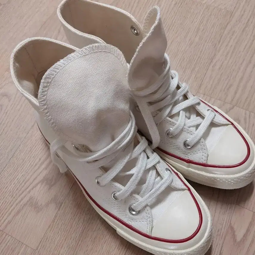 [BUNJANG] Converse Chuck Taylor All Star High White Sneakers / 컨버스 척테일러 올스타 하이