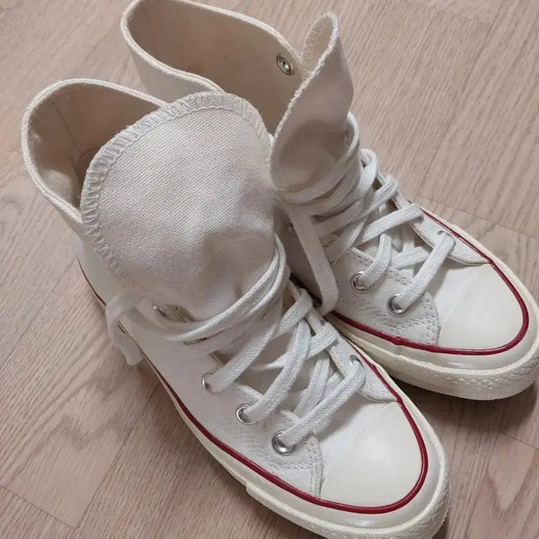 [BUNJANG] Converse Chuck Taylor All Star High White Sneakers / 컨버스 척테일러 올스타 하이
