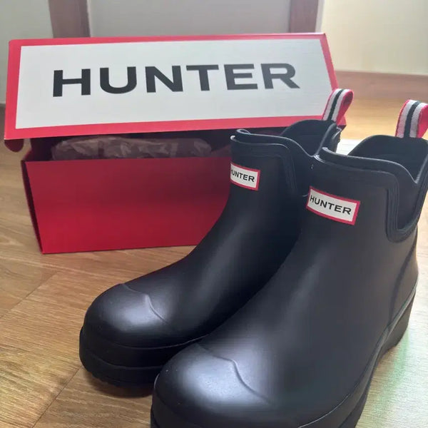 [BUNJANG] Hunter Chelsea Rain Boots Black Size 290 / 헌터 첼시 레인부츠 블랙 290