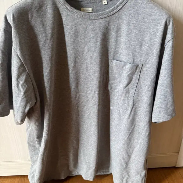 [BUNJANG] nanamica Coolmax Pocket Tee Gray / 나나미카 쿨맥스 포켓티 그레이