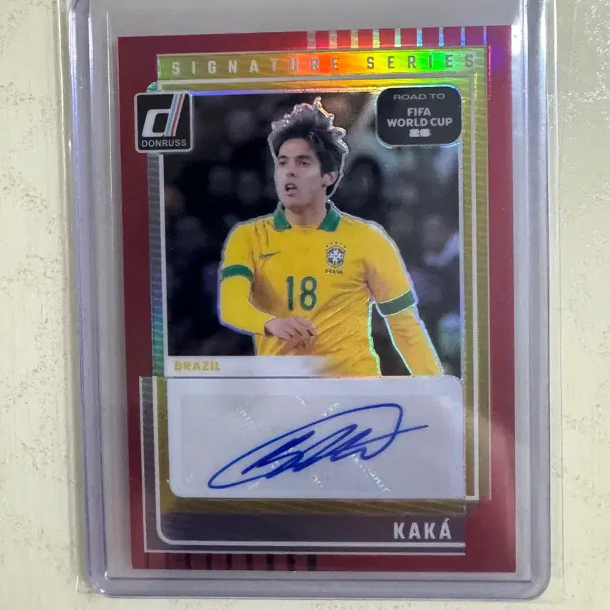 [BUNJANG] Kaka Autographed 2010 World Cup Card / 카카 오토 25한정 돈러스 월드컵