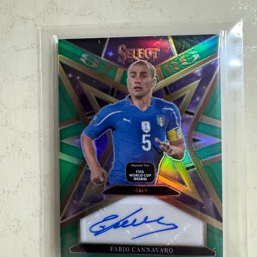 [BUNJANG] Fabio Cannavaro Autograph Select Card / 칸나바로 5한정 오토 셀렉트