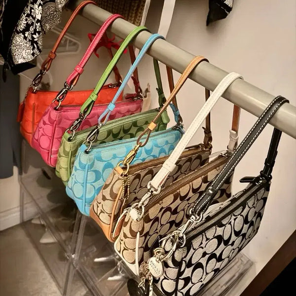 [BUNJANG] Coach Nolita 19 Canvas Mini Tote Bag / [Vintage y2k Coach] 코치 캔버스 미니 토트백 블랙