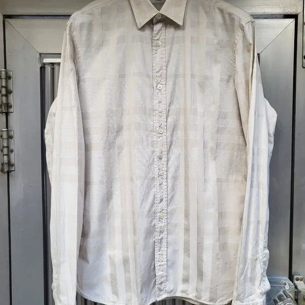 [BUNJANG] Burberry Check Pattern Shirt - Size M / 정품 버버리 체크패턴 셔츠 M 상태우수