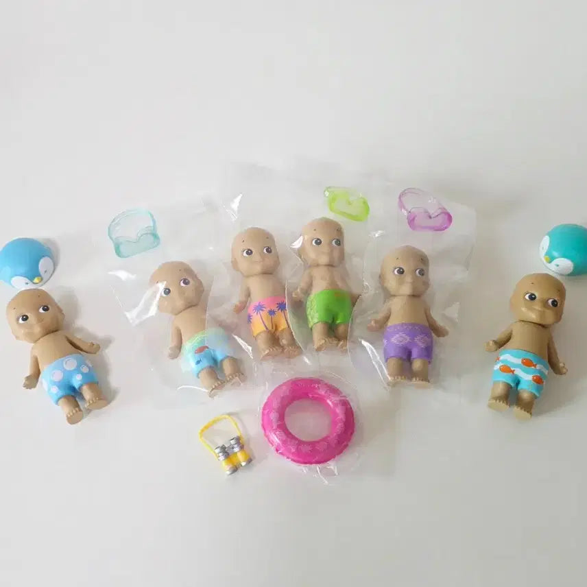 [BUNJANG] Sonny Angel Summer Vacation Figure Bundle Set with Accessories / 소니엔젤  썸머/ 여름 방학 소니엔젤 피규어+ 정품 악세사리 일괄