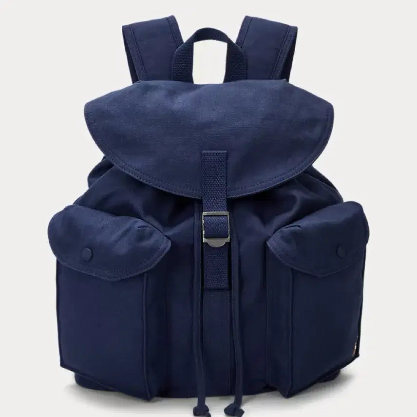 [BUNJANG] Polo Ralph Lauren Canvas Backpack Navy / 폴로 랄프로렌 캔버스 백팩