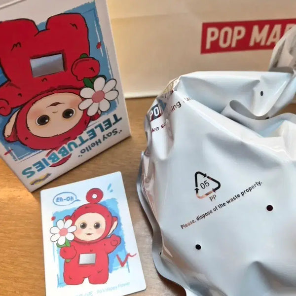 [BUNJANG] POP MART Teletubbies Po Vinyl Keychain (Sealed) / 팝마트 텔레토비 인형키링 뽀 비닐미개봉