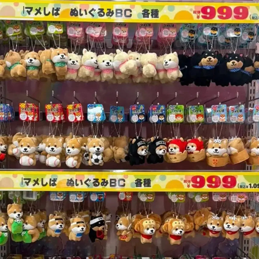 [BUNJANG] Mameshiba Dog Plush Keychain / 마메시바 인형 키링 [일본 정품/처분]