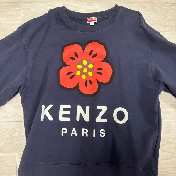 [BUNJANG] Kenzo Boke Flower Shirt Navy L / 겐조 보케 플라워 셔츠 네이비 (L)