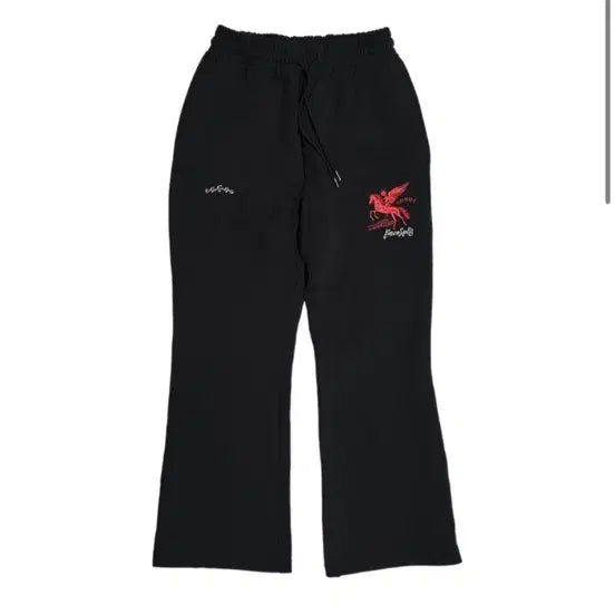 [BUNJANG] PACO SUPPLY Falling Angel Sweatpants Black / (1) 파코서플라이 폴링 엔젤 스웻팬츠 블랙