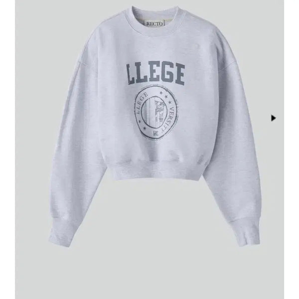 [BUNJANG] RECTO Logo Cropped Sweatshirt / 렉토 로고 크롭 맨투맨