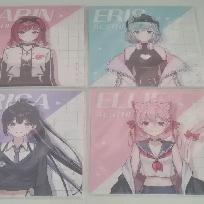 [BUNJANG] Carron Universe Esther Collaboration Cafe Coaster Set (4 types) / 카론유니버스 에스더 콜라보카페 티코스터 4종