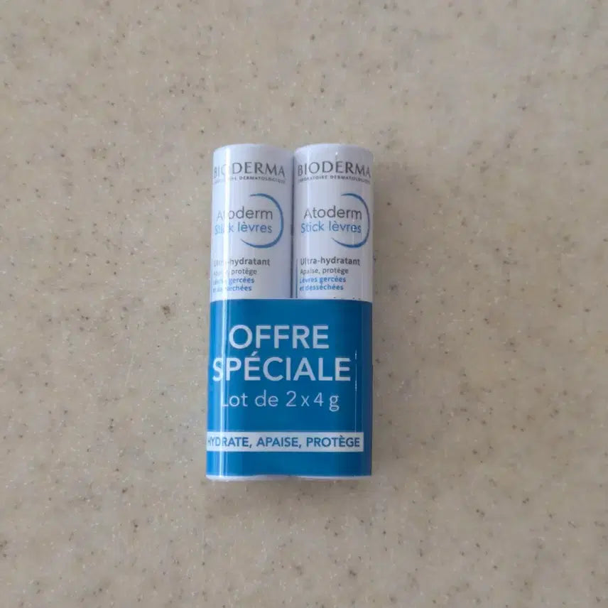 [BUNJANG] Biotherm Atoderm Stick Lèvres Lip Balm 2 Pack / 비오템 아토덤 스틱 레브르 립밤 2개