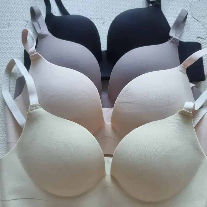 [BUNJANG] Women's Wireless Bra Set (75AB) / 여성속옷 노와이어브라 75AB 햄라인