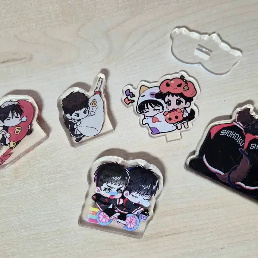 [BUNJANG] Slam Dunk Taniguchi Acrylic Standee & Charm Set (4 Types) / 슬램덩크 탱댐 아크릴 굿즈 4종(코롯토와 스탠드)