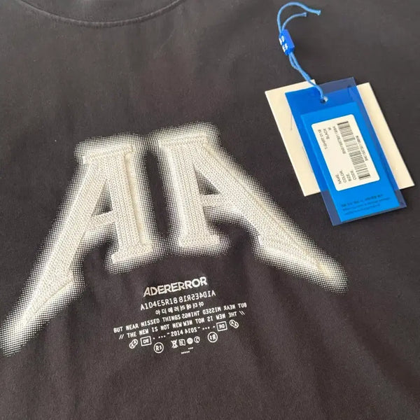 [BUNJANG] Ader Error X Nolke Logo Short Sleeve T-Shirt / 아더에러 놀크 로고 반팔 티셔츠