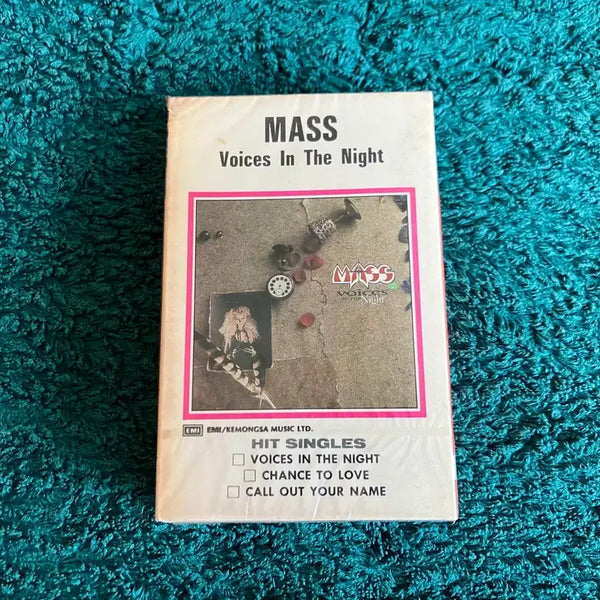 [BUNJANG] Mass Regular 1st Album "Voices in the Night" Cassette Tape / 스트라이퍼의 마이클스위트가 프로듀서로 참여 80년대 매스 Mass 정규 1집 Voices in the Night 앨범 국내 라이센스 카세트테이프 멜로딕 하드락 헤비메탈
